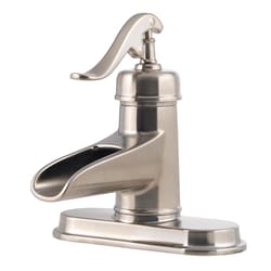 Pfister Brushed Nickel Traditional Bathroom Faucet 4 in.