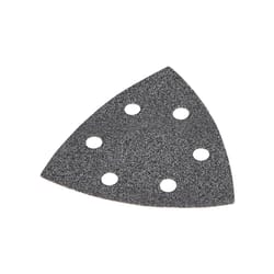DeWalt 3.75 in. L 120 Grit Hook and Loop Triangular Sandpaper Set 12 pc