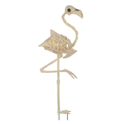 Seasons Flamingo Skeleton Halloween Decor