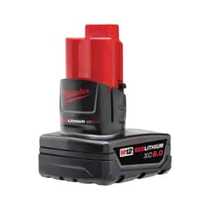 Milwaukee  M12 REDLITHIUM  XC6.0  12 volt 6 Ah Lithium-Ion  Battery Pack  1 pc. 