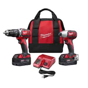 Milwaukee  M18  Cordless  Brushless 2 tool Hammer Drill and Impact Driver Kit  18 volt 