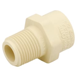 Charlotte Pipe FlowGuard 3/4 in. Hub X 1/2 in. D MPT CPVC Reducing Adapter