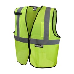 DeWalt Reflective Polyester Mesh Class 2 Hi-Vis Safety Vest Green XXL