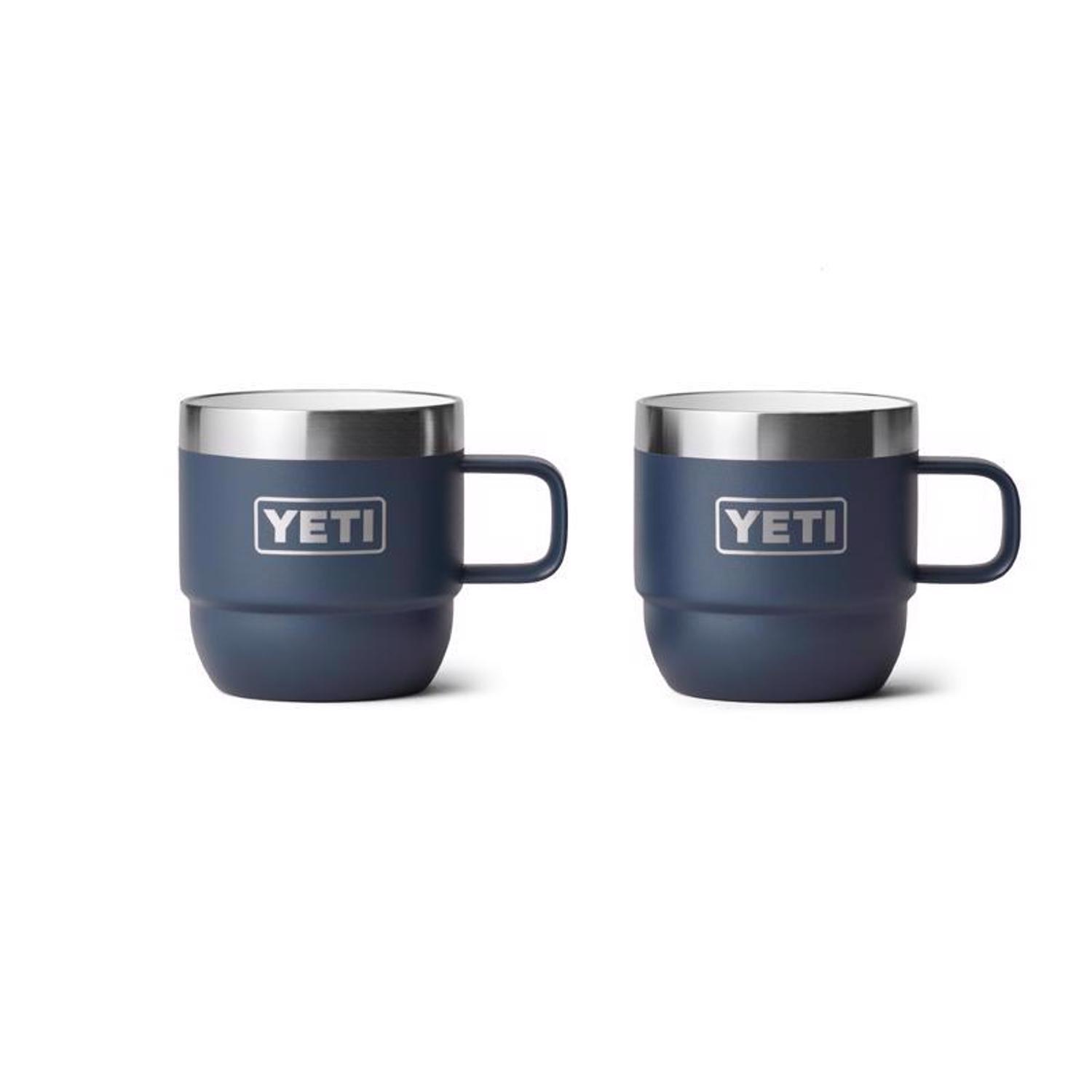 YETI Rambler 6 oz Black BPA Free Espresso Insulated Mug Mfr