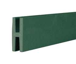 Deckorators 0.74 in. W X 8 ft. L Dark Green Plastic H-Channel