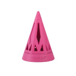 Pet Shop by Fringe Studio Pink Rubber You Cone Do It Dog Toy 1 pk