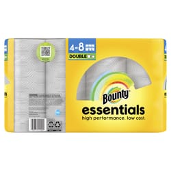 Bounty Essentials Paper Towels 108 sheet 1 ply 4 pk