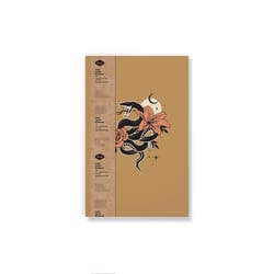 Denik 5 in. W X 8 in. L Sewn Bound Multicolored Serpent in the Flowers Notebook