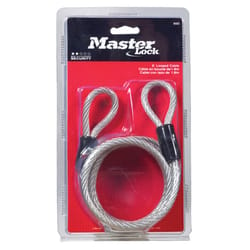 Master Lock 1/4 in. D X 72 in. L Vinyl Coated Steel Coiled Cable