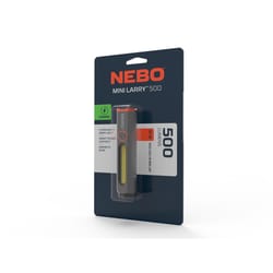 NEBO Mini Larry 500 lm Storm Gray LED Pocket Light