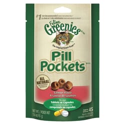 Greenies Pill Pockets Salmon Treats For Cat 1.6 oz 1 pk