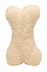 Boss Pet Digger's White Bone Plush Fleece Bone Dog Toy Large 1 pk
