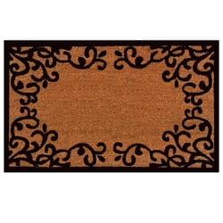 Home & More 1.58 W X 2.58 L Multi-color Chateaux Coir Door Mat