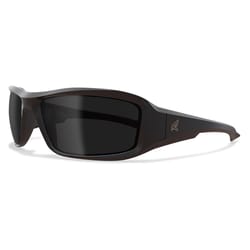 Edge Eyewear Brazeau Anti-Fog Safety Glasses Smoke Lens Black Frame 1 pk