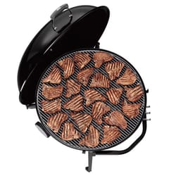 Weber 37 in. Ranch Charcoal Grill Black