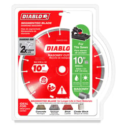 Diablo 10 in. D X 7/8 in. Diamond Segmented Masonry Cut-Off Disc 1 pk