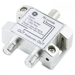 GE 2 Way Coax Splitter 1 pk
