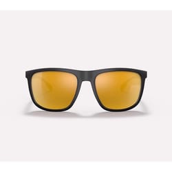 Native Mesa Unisex Matte Black Frame Bronze Lens Polarized Sunglasses