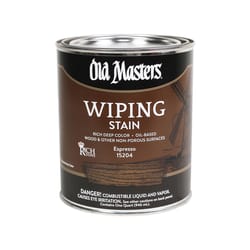Old Masters Semi-Transparent Espresso Oil-Based Wiping Stain 1 qt