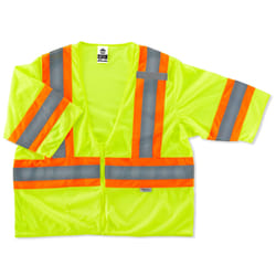 Ergodyne GloWear Reflective Two-Tone Safety Vest Lime S/M