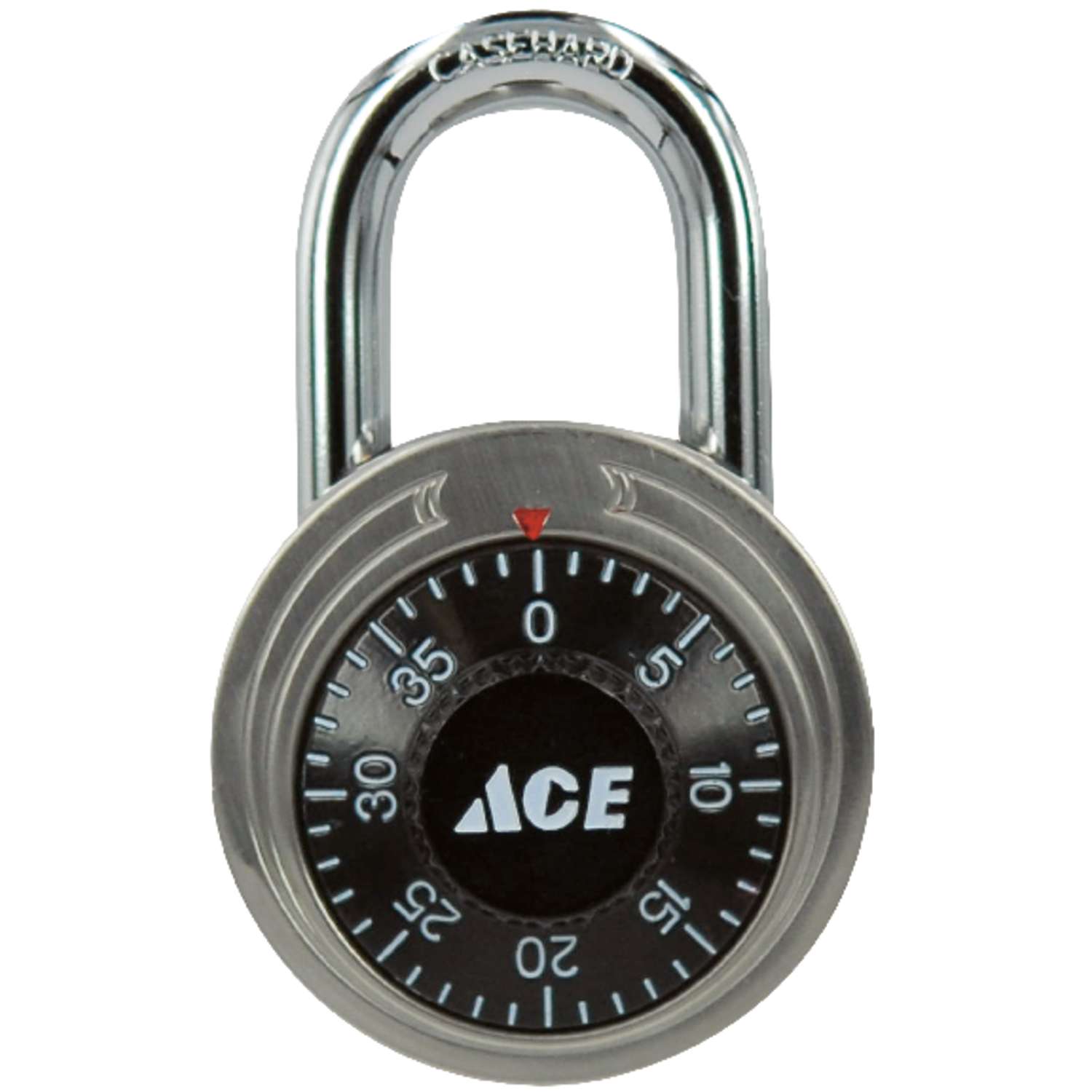 Ace 17/8 in. H X 17/8 in. W X 3/4 in. L Stainless Steel 3Digit