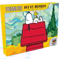 Aquarius Peanuts Snoopy Chill Art By Numbers Painting Kit Multicolored