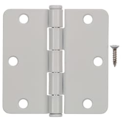 Ace 3-1/2 in. L White Residential Door Hinge 3 pk