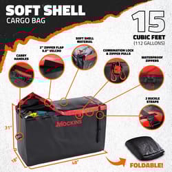Mockins Red 15 ft³ Cargo Bag Cars/SUVs 1 pk
