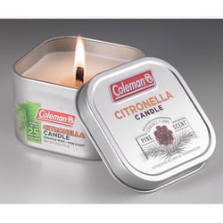 Coleman Citronella Tin Candle Solid For Mosquitoes/Other Flying Insects 6 oz