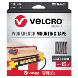 VELCRO Brand Large Foam Workbench Mounting Tape 60 in. L 1 pk