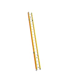 Werner Glidesafe 40 ft. H Fiberglass Extension Ladder Type IA 300 lb. capacity