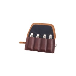 Case 7.75 in. Knife Roll Brown