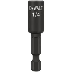 DeWalt Impact Ready 1/4 in. X 1-7/8 in. L Black Oxide Nut Driver 1 pc