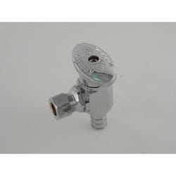 Ace 1/2 in. 3/8 in. Brass Angle Stop Valve