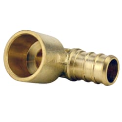 Apollo 1/2 in. PEX Barb in to X 1/2 in. D Female Sweat Brass 90 Degree Elbow