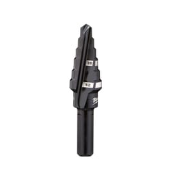 Milwaukee #6 X 2.1 in. L Black Oxide Step Drill Bit 3-Flat Shank 1 ct