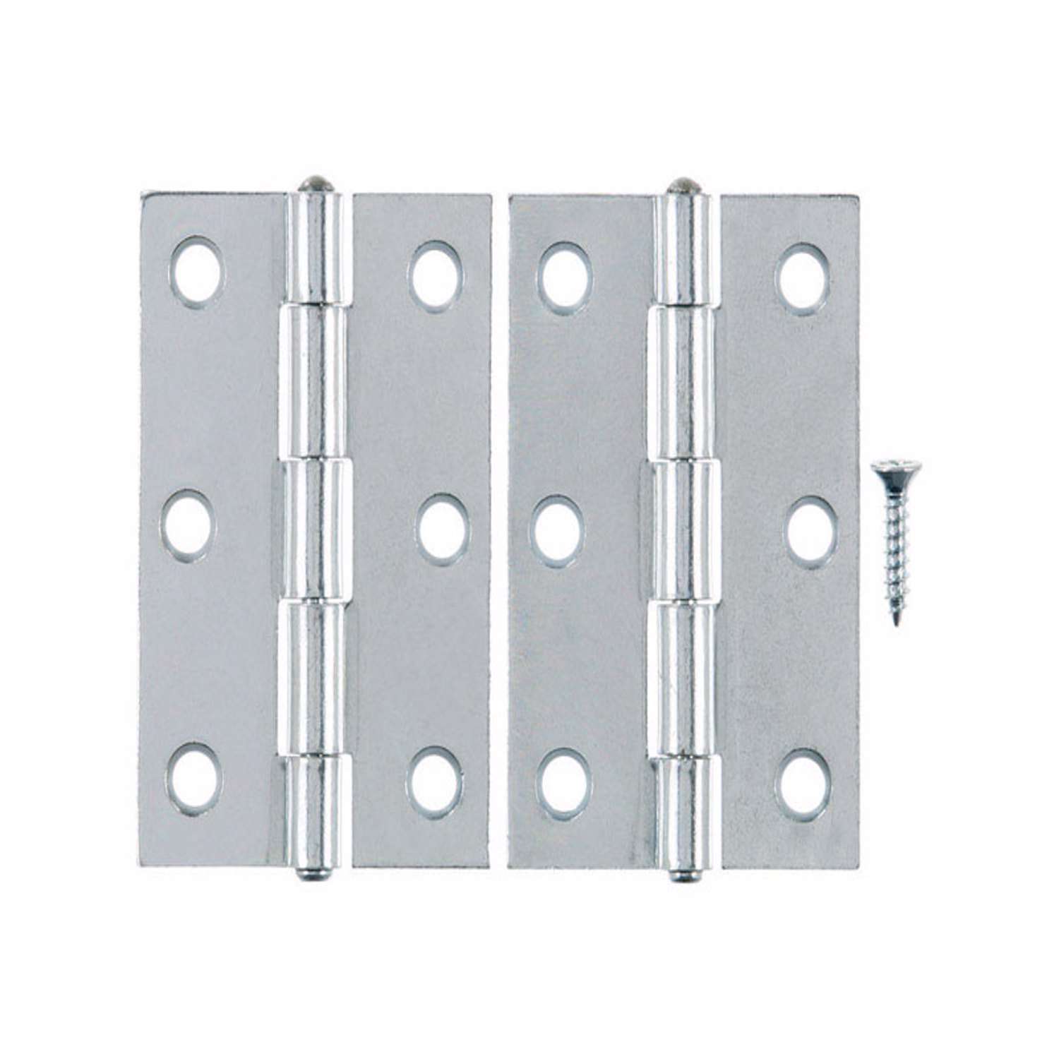 Ace 3 in. L ZincPlated Narrow Hinge 2 pk Ace Hardware