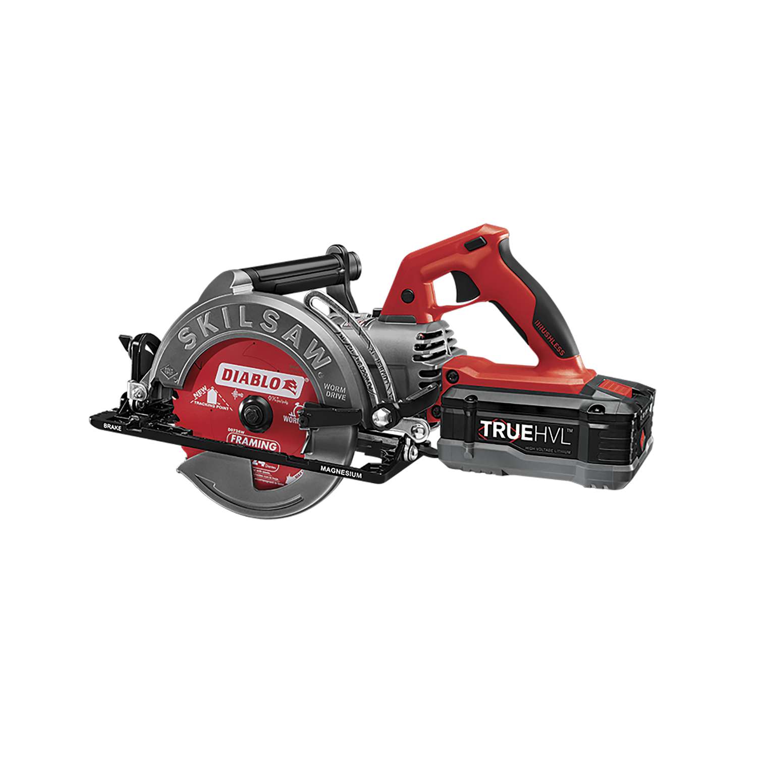 Battery powered worm drive saw hot sale