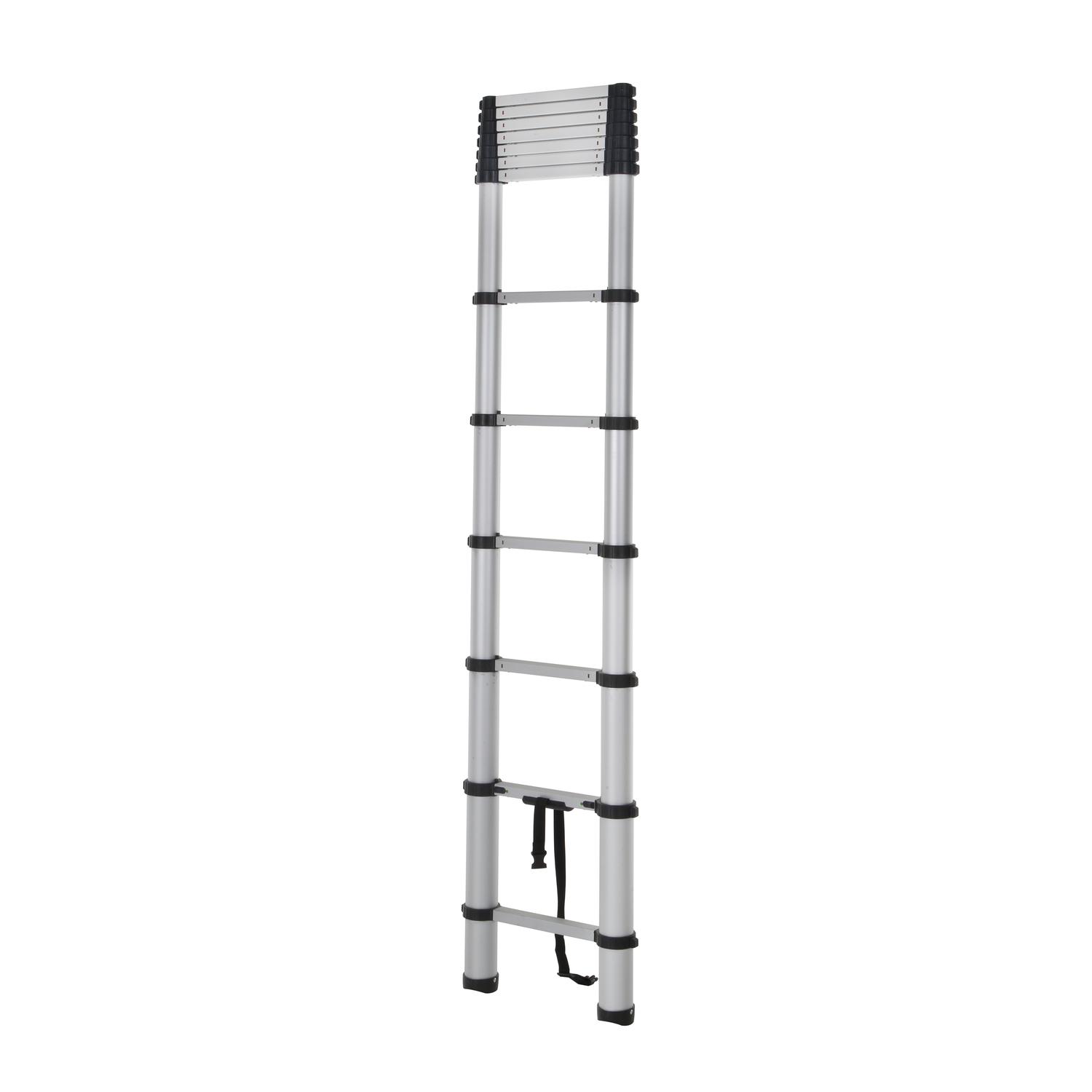 Cosco 16 ft. H Aluminum Telescoping Extension Ladder Type IA 300 lb. capacity Sansujyuku sansujyuku.com