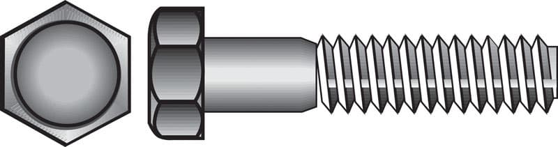 Hillman 5/16 in. D X 3 in. L Zinc Plated Steel Hex Bolt 100 pk Hillman 5/16 in. D X 3 in. L Zinc Plated Steel Hex Bolt 100 pk