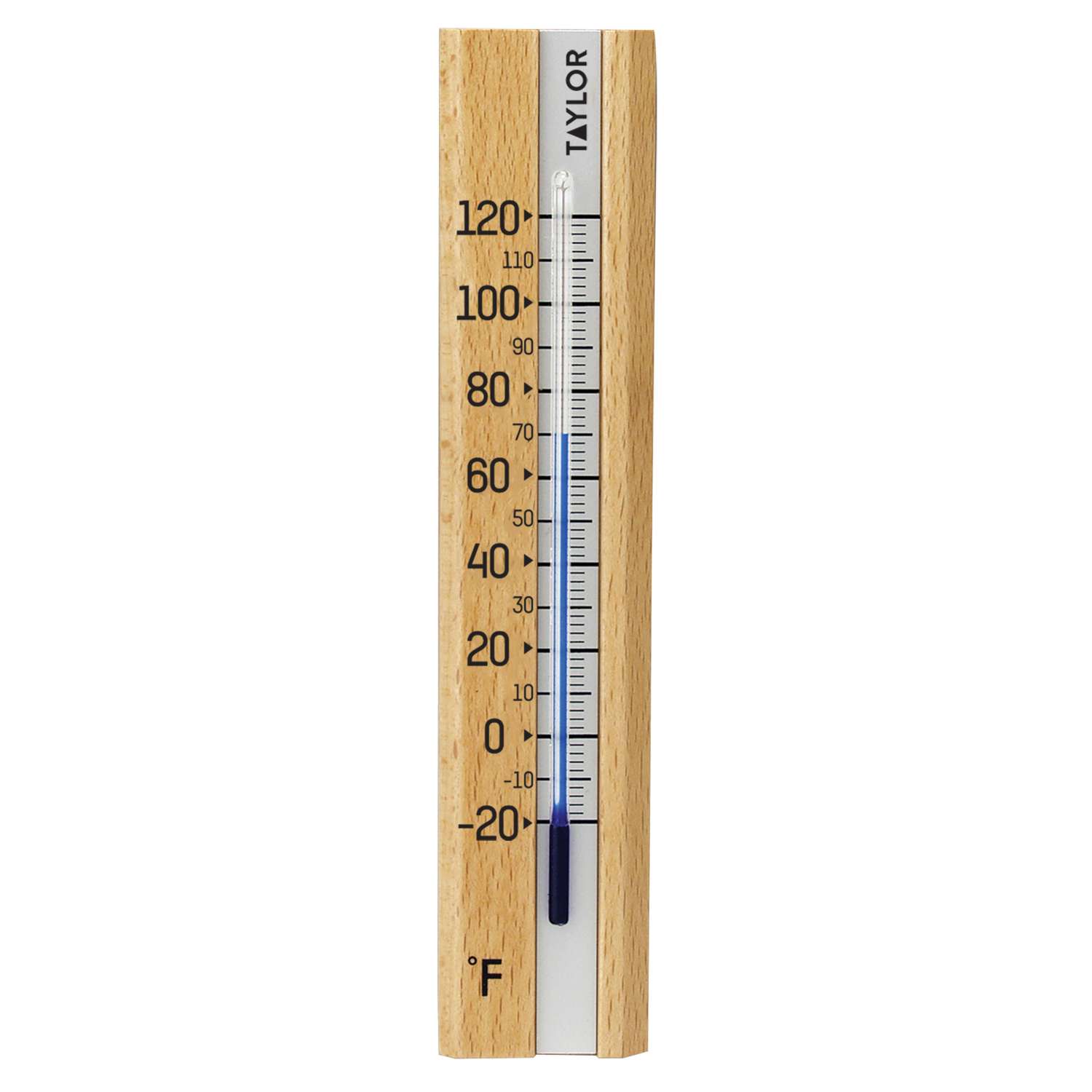 Taylor Tube Thermometer Wood Brown Ace Hardware