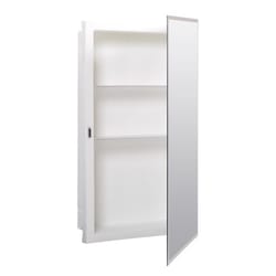 Zenna Home 26 in. H X 16 in. W X 4-1/2 in. D Rectangle Medicine Cabinet/Mirror