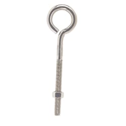 Hampton 3/8 in. X 6 in. L Stainless Stainless Steel Eyebolt Nut Included