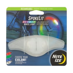 Nite Ize Plastic/Rubber Spoke Light White