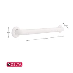 Delta 18 in. L ADA Compliant Stainless Steel Grab Bar