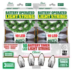 Magic Seasons LED White 10 ct String Christmas Lights