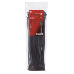 Gardner Bender 11 in. L Black Cable Tie 100 pk