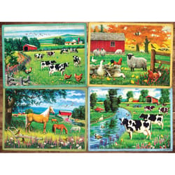 Cobble Hill Country Friends Jigsaw Puzzle Cardboard 275 pc