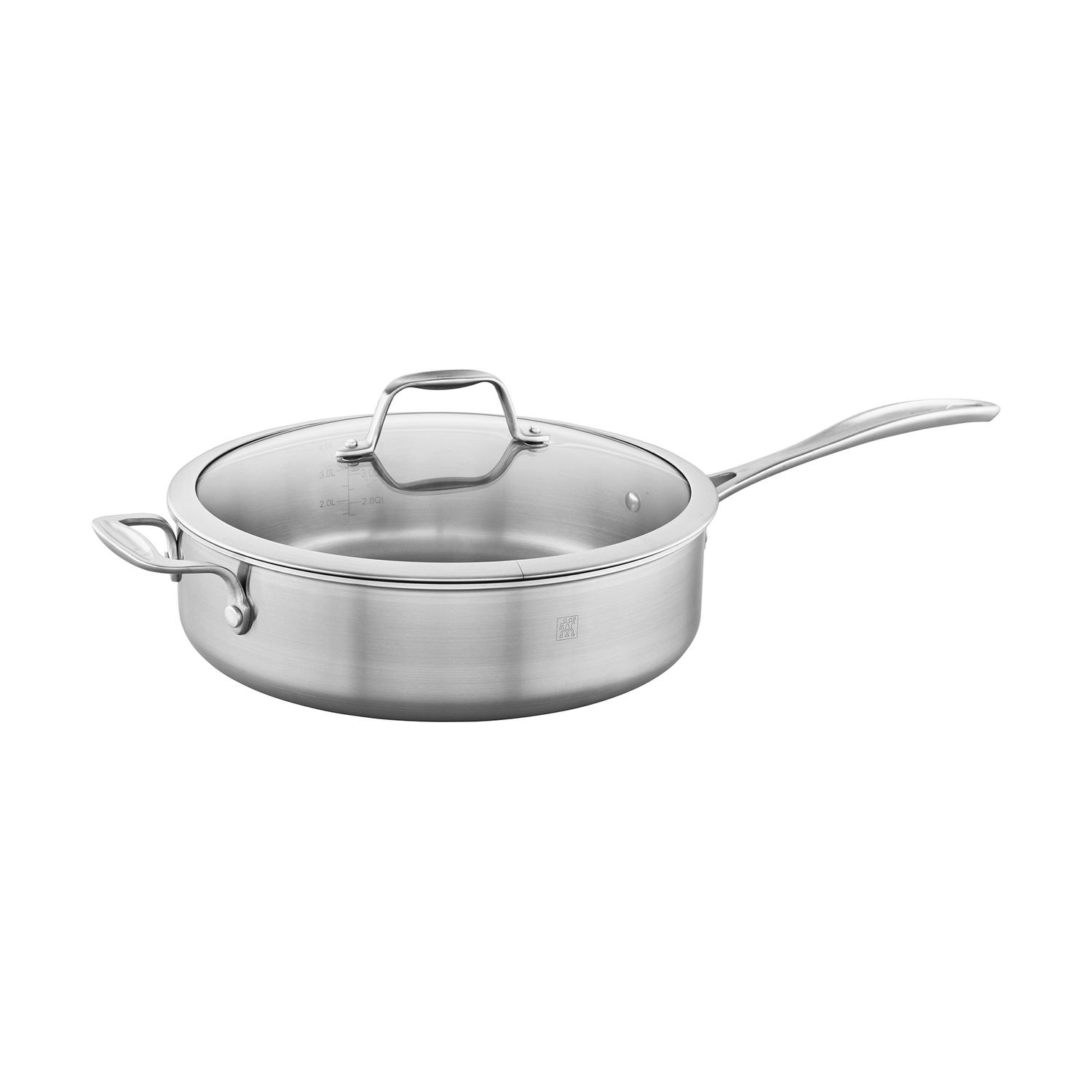 Zwilling J.A Henckels Stainless Steel Saute Pan 11 in. 5 qt Silver Sansujyuku sansujyuku.com