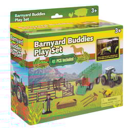 Playmaker Toys Barnyard Buddies Play Set Multicolored 41 pc